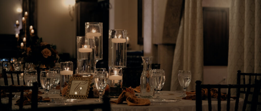 Videography for Wedding Dallas | Houston Wedding Videography | Amanda and Jacob | - reception table details