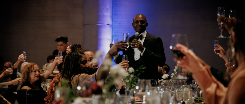 Videography for Wedding Dallas | Austin Wedding Videography | Molly and Oliver | - Best man giving speech during reception